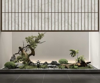 New Chinese Style Plant Landscaping-ID:532434946