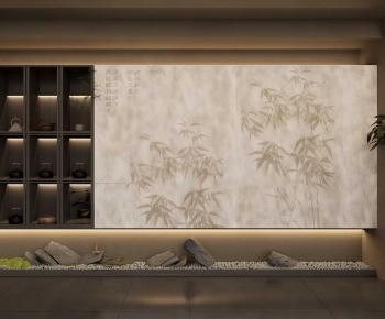 New Chinese Style Plant Landscaping-ID:127521042