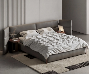 Modern Double Bed-ID:283489946