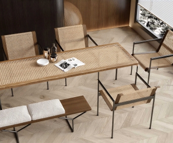 Modern Dining Table And Chairs-ID:703370615