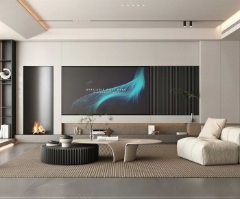 Modern A Living Room-ID:195112941