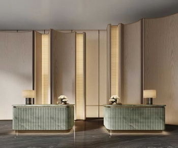 Modern Reception Desk-ID:160464055