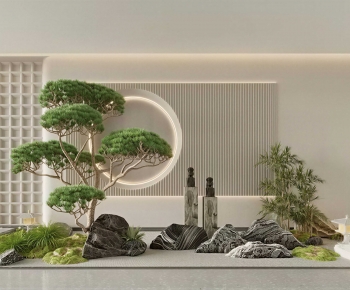 New Chinese Style Plant Landscaping-ID:421808004