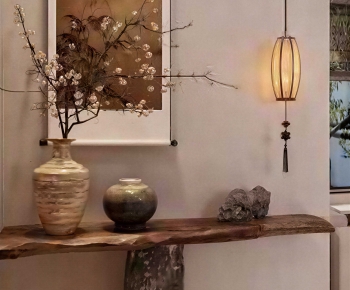 Wabi-sabi Style Console-ID:871424917