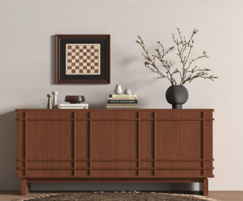 Wabi-sabi Style Side Cabinet-ID:129468924