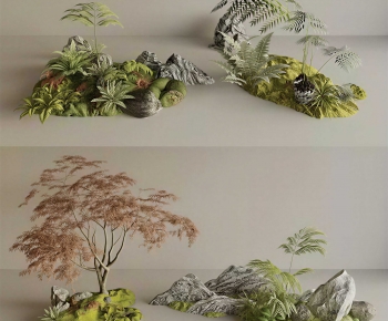 New Chinese Style Plant Landscaping-ID:406883005