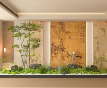 New Chinese Style Plant Landscaping-ID:952069834