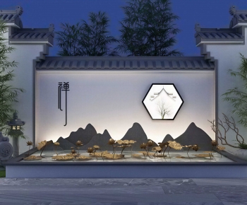 New Chinese Style Courtyard/landscape-ID:658648978