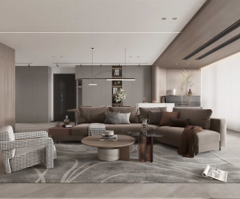 Modern A Living Room-ID:593919865