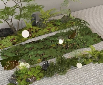 New Chinese Style Plant Landscaping-ID:889503005