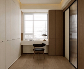 Modern Clothes Storage Area-ID:617746114