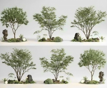 New Chinese Style Plant Landscaping-ID:152370985