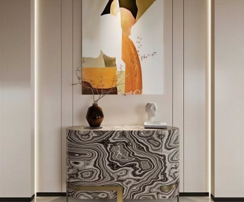 Modern Entrance Cabinet-ID:928428894