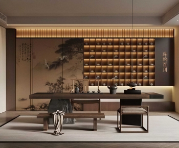 New Chinese Style Tea House-ID:741060973