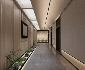 New Chinese Style Corridor-ID:754344942