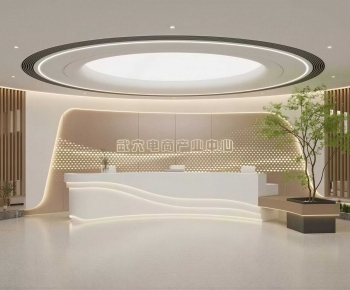 Modern Office Reception Desk-ID:894143105
