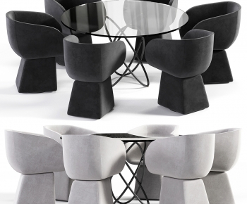 Modern Dining Table And Chairs-ID:362020972