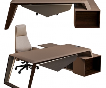 Modern Office Desk And Chair-ID:867501972