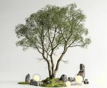 New Chinese Style Plant Landscaping-ID:304785973