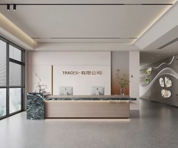 Modern Office Reception Desk-ID:902673963