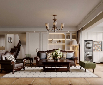 American Style A Living Room-ID:506954916