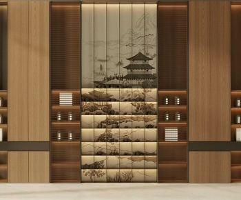 New Chinese Style Decorative Cabinet-ID:599955085