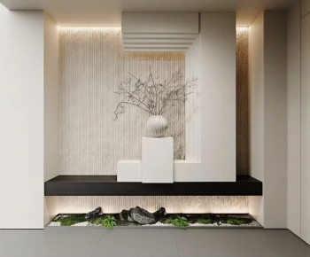 New Chinese Style Entrance Cabinet-ID:620720483