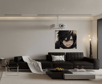 Modern A Living Room-ID:341555129