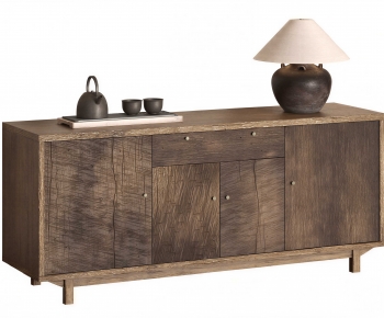 Wabi-sabi Style Entrance Cabinet-ID:360739241