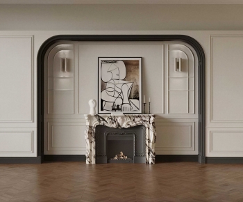 French Style Fireplace-ID:541832926