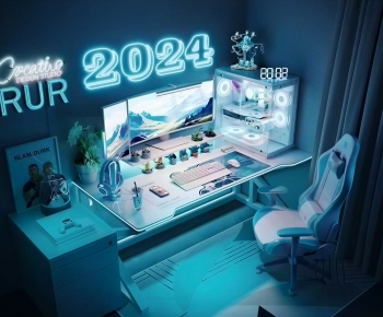 Modern Esports Tables And Chairs-ID:401937013