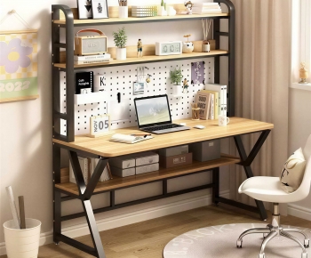 Modern Computer Desk And Chair-ID:303335911