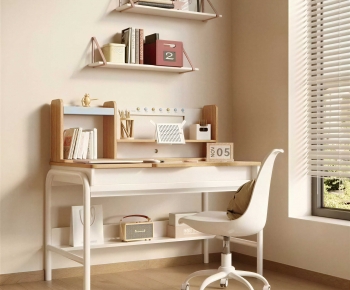 Modern Computer Desk And Chair-ID:694971088