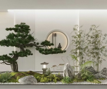 New Chinese Style Plant Landscaping-ID:250967985