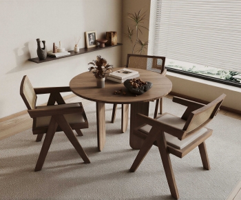 Modern Dining Table And Chairs-ID:538090946