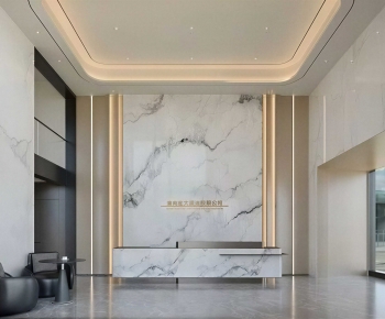 Modern Office Reception Desk-ID:439543968