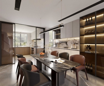 Modern Dining Room-ID:616744041