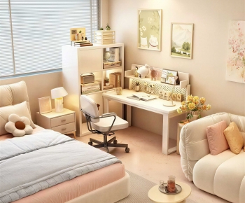 Modern Girl's Room Daughter's Room-ID:379451993