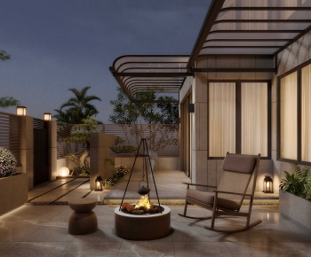 Modern Courtyard/landscape-ID:144485957