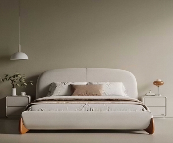 Modern Double Bed-ID:293145905