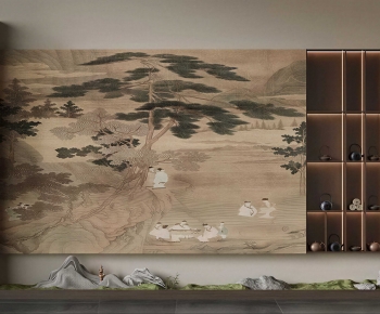 New Chinese Style Plant Landscaping-ID:864553933