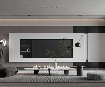 Modern A Living Room-ID:655062911