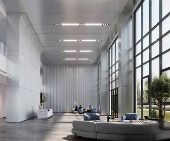 Modern Office Reception Desk-ID:831427106