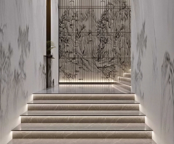 New Chinese Style Stairwell-ID:450328117