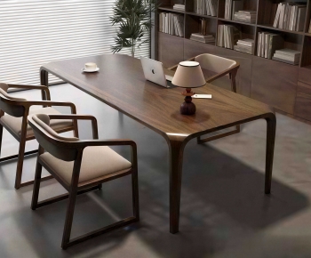 New Chinese Style Computer Desk And Chair-ID:121268991