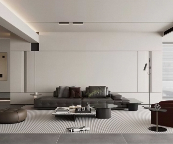 Modern A Living Room-ID:517216922