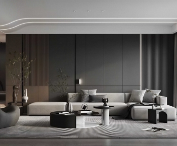 Modern A Living Room-ID:975382097