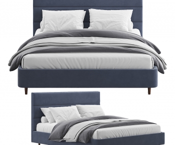 Modern Double Bed-ID:251821991