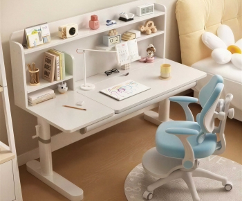 Modern Computer Desk And Chair-ID:528923997