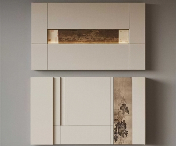 New Chinese Style TV Wall-ID:757762919